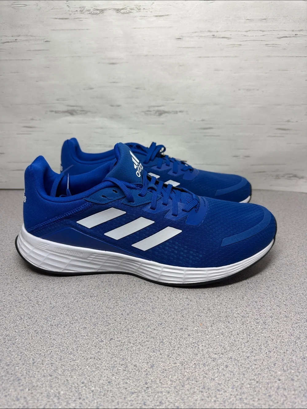 adidas Royal Blue Athletic Running Shoes with White Stripes